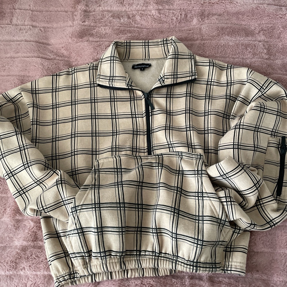 Plaid sweater